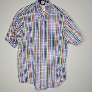 Brooks Brothers 346 Dress Shirt Mens XL Regular Fit Button‎ Down